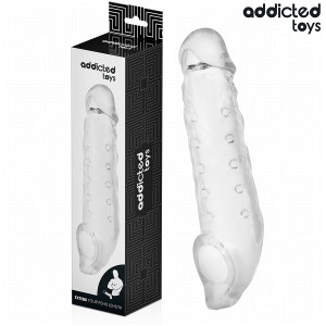 ADDICTED TOYS - EXTENSION DE PÃNIS TRANSPARENTE TAILLE S 23 CM